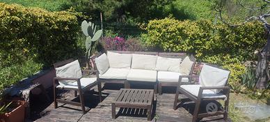 set divani/ poltrone ikea da giardino