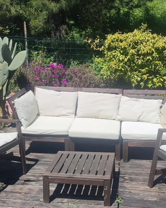 set divani/ poltrone ikea da giardino