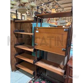 LIBRERIA SVEDERE 2 MODULI REGOLABILI IN LEGNO E FE
