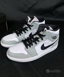Jordan 1 Mid Light Smoke Grey 39