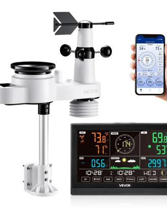 Stazione Meteorologica Wi-Fi Schermo VA da 190 mm