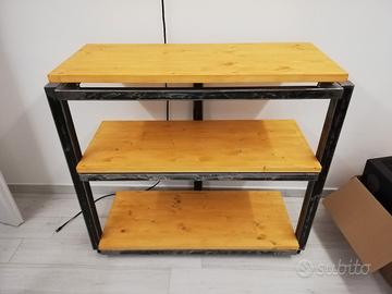 Rack Mobile Hi-Fi Artigianale per elettroniche 