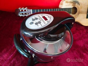 forno ad aria calda con vetro temperato e griglie 