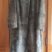 Pelliccia lunga donna persiano grigio taglia 42-44