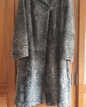 Pelliccia lunga donna persiano grigio taglia 42-44