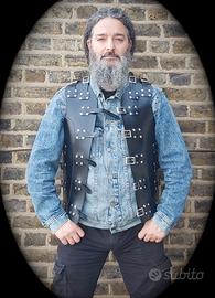 Hand Made Leather Biker Vest