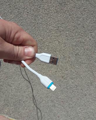 cavo iphone 3 metri m lungo 2.5 3.5 caricabatterie