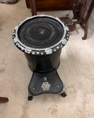 Stufa vintage in ghisa – antica – decorativa
