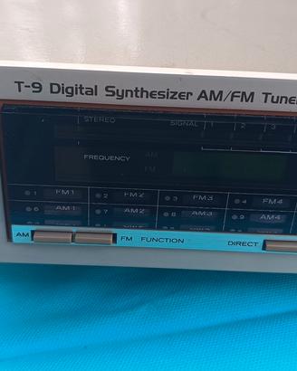 sintonizzatore d'epoca vintage TEAC  T-9 digital 