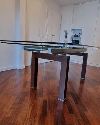 Tavolo cristallo Cattelan