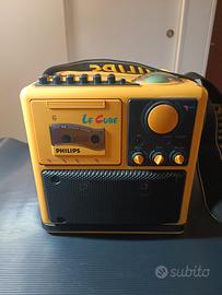 Radio Stereo Cassette Boombox Philips Le Cube