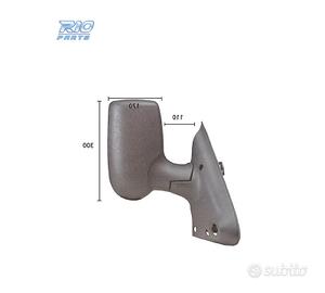 SPECCHIO COMPLETO DESTRO FORD TRANSIT 00-09 ELETTR