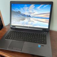PC portatile HP 17" XL Win 11 i7 RAM 12GB, SSD