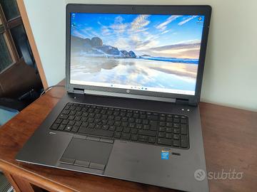 PC portatile HP 17" XL Win 11 i7 RAM 12GB, SSD