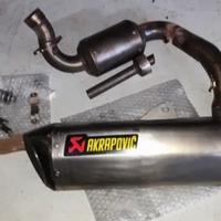 scarico completo akrapovic bmw gs 310 ed r 310