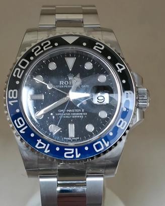 ROLEX GMT MASTER 2 CERAMICO BATMAN 116710BLNR NEW