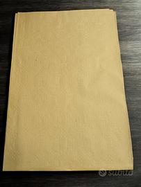 Tovaglie piegate carta "Dama" color Paglia 100x100