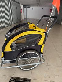 Rimorchio bici bambino