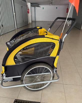 Rimorchio bici bambino