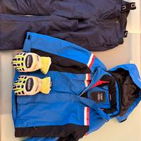 Completo da sci bambini di 10-12 anni