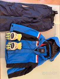 Completo da sci bambini di 10-12 anni