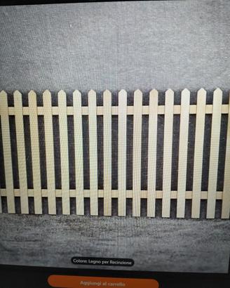 Recinto in legno rustico 