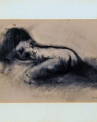 Pastello dell'artista Giuseppe Ajmone