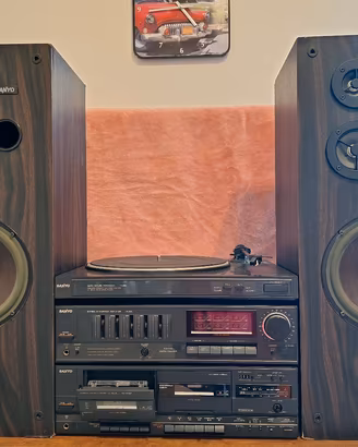 impianto stereo sanyo
