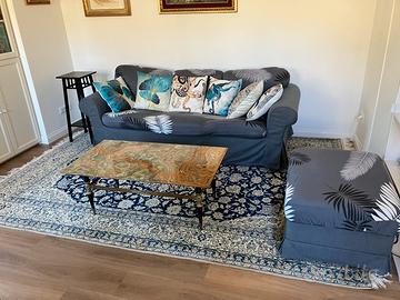 Divano IKEA EKTORP con pouf