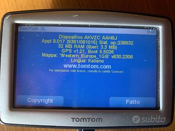 Navigatore Tom Tom