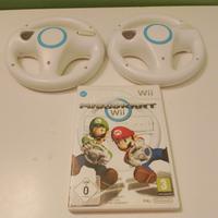 Mario kart+ 2 volanti  gioco per Nintendo Wii comp