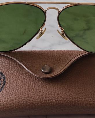 B&L RAY-BAN USA -LIC 1/30 10k GO(GOLD OVERLY)14-62