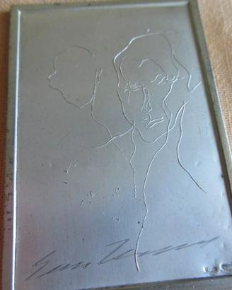 Incisione su argento ERNESTO TRECCANI