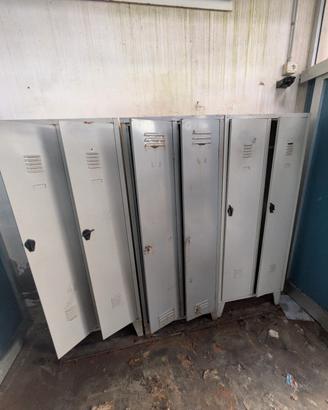 ARMADIETTO SPOGLIATOIO 2 POSTI IN ACCIAIO