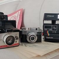 tre macchine fotografiche per collezione