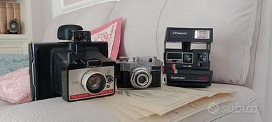 tre macchine fotografiche per collezione