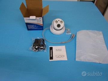 Videocamera analogica DOME, NUOVA, completa di ali