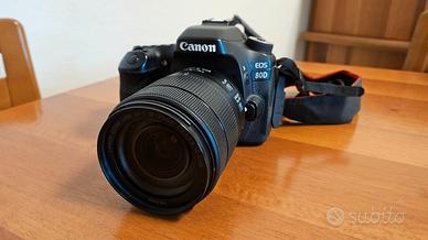 Canon EOS 80D + obiettivo 18-135