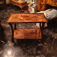 Carrello bar in Noce