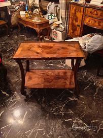 Carrello bar in Noce