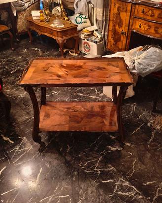 Carrello bar in Noce