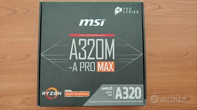 Combo MSI A320M-A Pro MAX + Athlon X4 970