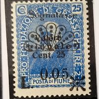 francobolli Fiume 1921