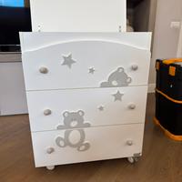 Fasciatoio a 3 cassetti