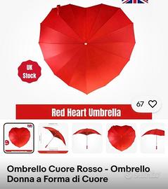 Ombrelli a forma di cuore