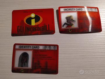 INCREDICARD identity card 3D olografiche Gli Incr