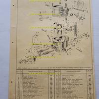 Weber carburatore 24\32 DDC A 1 1963 Citroen DS-ID