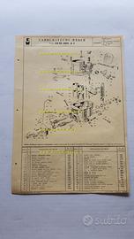 Weber carburatore 24\32 DDC A 1 1963 Citroen DS-ID