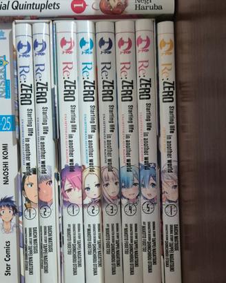 Re zero manga cofanetto 1 e 2+vol 1 truth of zero