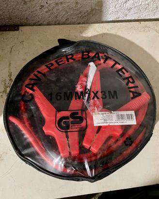 Cavi batteria auto 16mm x 3 mt